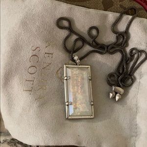 Rare Kendra scott opal necklace